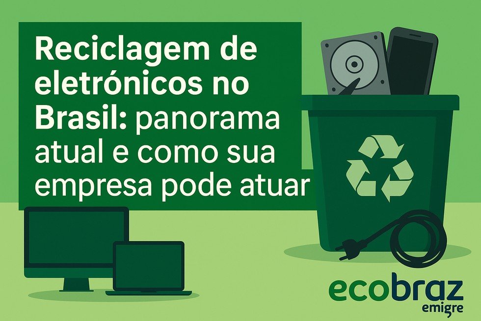 Reciclagem de eletrônicos no Brasil: panorama atual e como sua empresa pode agir